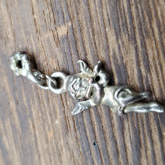 Sterling edwardian cherub angel pendant‎ - Picture 2 of 2